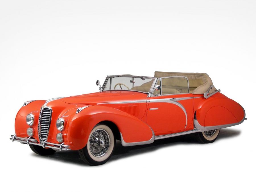  Delahaye 135 M Drophead Coupe par Figoni & Falaschi 1947 года  (фото 11 из 14)